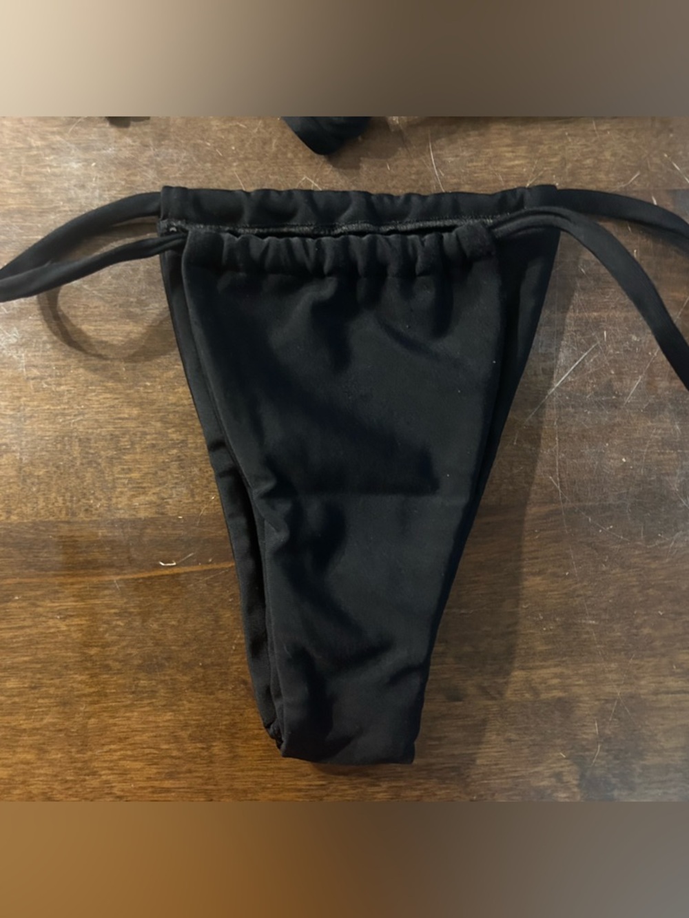 New no Tags Ignite Co by Dan Bilzerian Black & White Tri-Top Rio Bottom Bikini - Picture 9 of 13